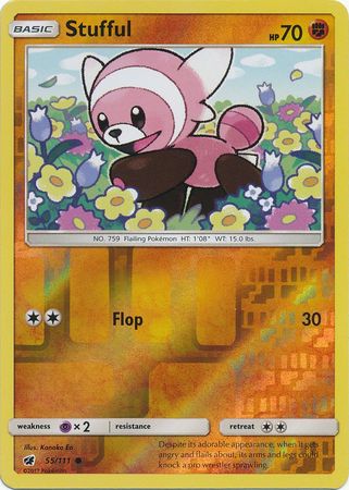 Stufful 55 111 Common Reverse Holo Sun Moon Crimson Invasion Reverse Holo Singles Stufful 55 111 Common Reverse Holo Sun Moon Crimson Invasion Reverse Holo Singles