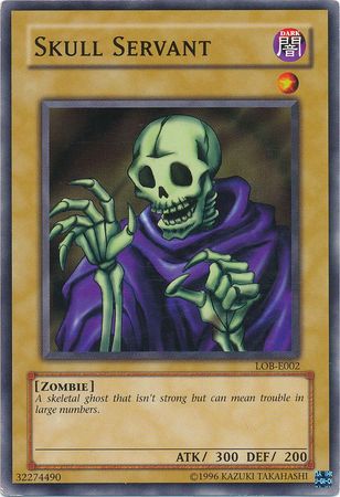 Skull Servant LOB E002 Common 1st Edition Skull Servant LOB E002 Common 1st Edition