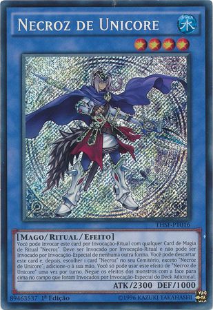 Necroz de Unicore THSF PT016 Secret Rare 1st Edition Portuguese Yugioh Cards Necroz de Unicore THSF PT016 Secret Rare 1st Edition Portuguese Yugioh Cards