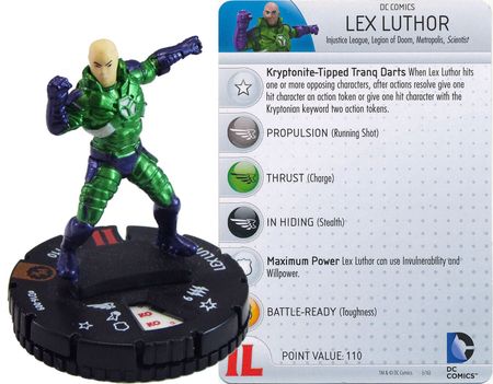 Lex Luthor D16 009 WizKids Promo DC Heroclix Heroclix WizKids Promos Lex Luthor D16 009 WizKids Promo DC Heroclix Heroclix WizKids Promos