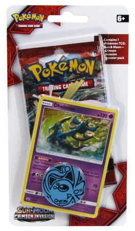 Crimson Invasion Checklane Blister Pack Wdhelmise Promo Collectible Coin Pokemon Pokemon Sealed Product Pokemon