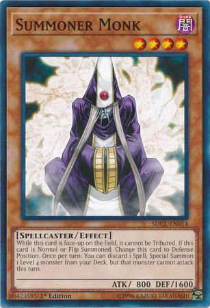 Summoner Monk SDCL EN014 Common 1st Edition Cyberse Link Singles Summoner Monk SDCL EN014 Common 1st Edition Cyberse Link Singles
