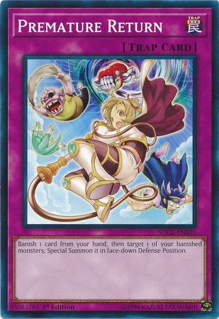 Premature Return SDCL EN035 Common 1st Edition Cyberse Link Singles Premature Return SDCL EN035 Common 1st Edition Cyberse Link Singles