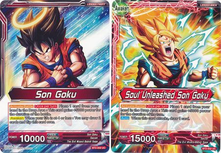 Son Goku Soul Unleashed Son Goku BT2 002 Uncommon Son Goku Soul Unleashed Son Goku BT2 002 Uncommon