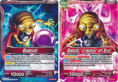 Babidi Babidi Creator of Evil BT2 003 Uncommon Union Force Singles Babidi Babidi Creator of Evil BT2 003 Uncommon Union Force Singles