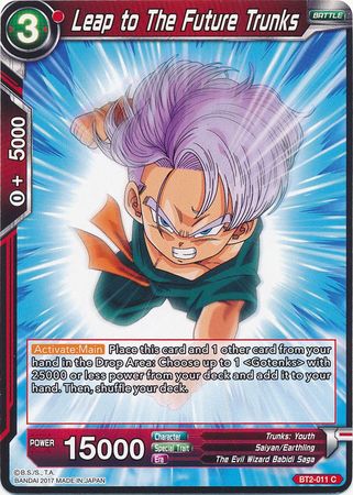 Leap to The Future Trunks BT2 011 Common Union Force Singles Leap to The Future Trunks BT2 011 Common Union Force Singles