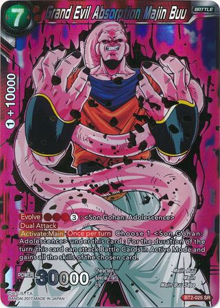 Grand Evil Absorption Majin Buu BT2 025 Super Rare Union Force Singles Grand Evil Absorption Majin Buu BT2 025 Super Rare Union Force Singles