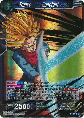 Trunks The Constant Hope BT2 042 Super Rare Union Force Singles Trunks The Constant Hope BT2 042 Super Rare Union Force Singles