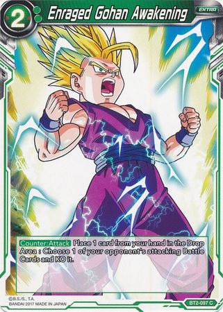 Enraged Gohan Awakening BT2 097 Common Union Force Singles Enraged Gohan Awakening BT2 097 Common Union Force Singles