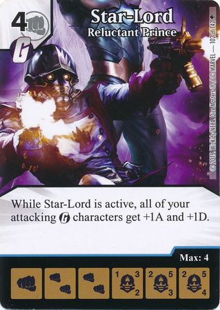Star Lord Reluctant Prince 102 142 Alternate Art Promo Marvel Dice Masters Avengers Age of Ultron Singles Star Lord Reluctant Prince 102 142 Alternate Art Promo Marvel Dice Masters Avengers Age of Ultron Singles