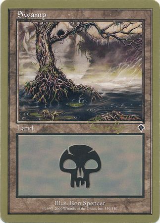Swamp 339 Toronto August 2001 Invasion Art Magic The Gathering World Championships 2001 Singles Swamp 339 Toronto August 2001 Invasion Art Magic The Gathering World Championships 2001 Singles