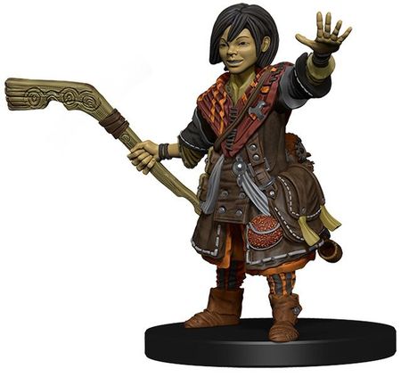 Yoon Human Kineticist D&D Miniature Dungeons Dragons pathfinder monk wizard mage 