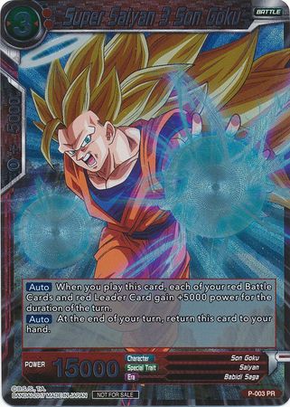Super Saiyan 3 Son Goku P 003 Foil Promo Dragon Ball Super Tournament Promos Dragonball Super Card Game