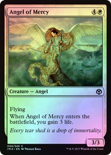 Angel of Mercy 006 249 Foil Iconic Masters Foil Singles Angel of Mercy 006 249 Foil Iconic Masters Foil Singles