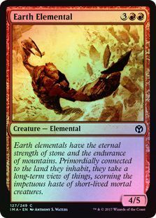 Earth Elemental 127 249 Foil Iconic Masters Foil Singles Earth Elemental 127 249 Foil Iconic Masters Foil Singles
