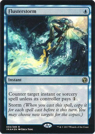 Flusterstorm Foil 55 249 Iconic Masters Foil Singles Flusterstorm Foil 55 249 Iconic Masters Foil Singles