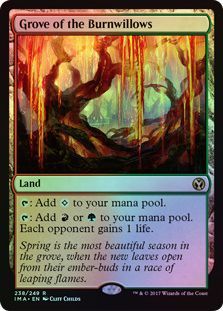 Grove of the Burnwillows 238 249 Foil Iconic Masters Foil Singles Grove of the Burnwillows 238 249 Foil Iconic Masters Foil Singles