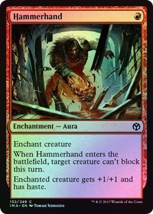 Hammerhand 132 249 Foil Iconic Masters Foil Singles Hammerhand 132 249 Foil Iconic Masters Foil Singles