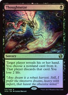 Thoughtseize 110 249 Foil Iconic Masters Foil Singles Thoughtseize 110 249 Foil Iconic Masters Foil Singles