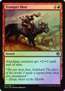 Trumpet Blast 151 249 Foil Iconic Masters Foil Singles Trumpet Blast 151 249 Foil Iconic Masters Foil Singles
