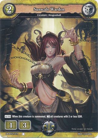 Sunscale Warden DB BT02 019 Common C Booster Pack Vol 2 Oath of Blood Singles Sunscale Warden DB BT02 019 Common C Booster Pack Vol 2 Oath of Blood Singles