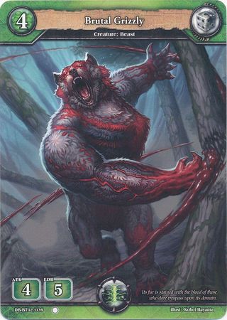 Brutal Grizzly DB BT02 039 Common C Booster Pack Vol 2 Oath of Blood Singles Brutal Grizzly DB BT02 039 Common C Booster Pack Vol 2 Oath of Blood Singles