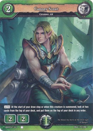 Canopy Scout DB BT02 043 Common C Booster Pack Vol 2 Oath of Blood Singles Canopy Scout DB BT02 043 Common C Booster Pack Vol 2 Oath of Blood Singles