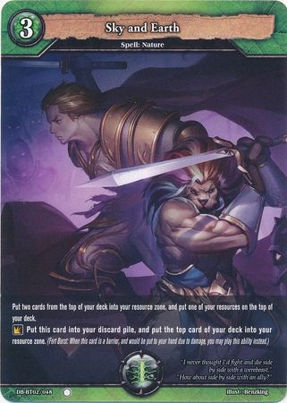 Sky and Earth DB BT02 048 Common C Booster Pack Vol 2 Oath of Blood Singles Sky and Earth DB BT02 048 Common C Booster Pack Vol 2 Oath of Blood Singles