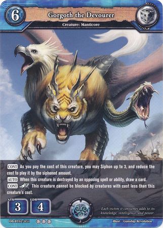Gorgoth the Devourer DB BT02 051 Rare R Booster Pack Vol 2 Oath of Blood Singles Gorgoth the Devourer DB BT02 051 Rare R Booster Pack Vol 2 Oath of Blood Singles