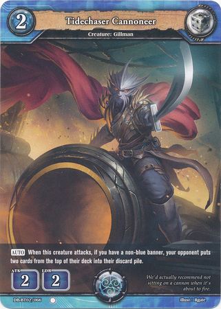 Tidechaser Cannoneer DB BT02 066 Common C Booster Pack Vol 2 Oath of Blood Singles Tidechaser Cannoneer DB BT02 066 Common C Booster Pack Vol 2 Oath of Blood Singles
