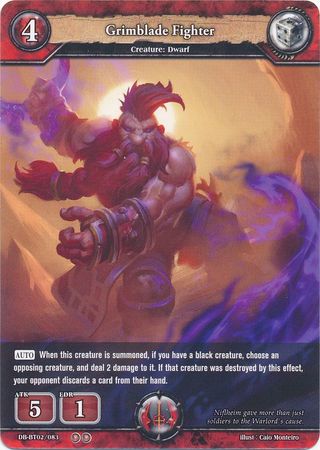 Grimblade Fighter DB BT02 083 Uncommon U Booster Pack Vol 2 Oath of Blood Singles Grimblade Fighter DB BT02 083 Uncommon U Booster Pack Vol 2 Oath of Blood Singles