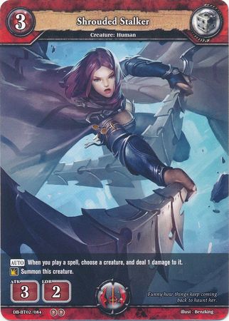 Shrouded Stalker DB BT02 084 Uncommon U Booster Pack Vol 2 Oath of Blood Singles Shrouded Stalker DB BT02 084 Uncommon U Booster Pack Vol 2 Oath of Blood Singles