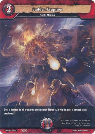 Sudden Eruption DB BT02 093 Uncommon U Booster Pack Vol 2 Oath of Blood Singles Sudden Eruption DB BT02 093 Uncommon U Booster Pack Vol 2 Oath of Blood Singles