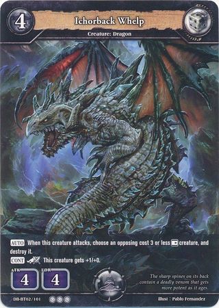 Ichorback Whelp DB BT02 101 Rare R Booster Pack Vol 2 Oath of Blood Singles Ichorback Whelp DB BT02 101 Rare R Booster Pack Vol 2 Oath of Blood Singles