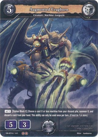 Augmented Cragborn DB BT02 105 Uncommon U Booster Pack Vol 2 Oath of Blood Singles Augmented Cragborn DB BT02 105 Uncommon U Booster Pack Vol 2 Oath of Blood Singles