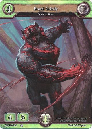 Brutal Grizzly DB BT02 039 Common C Foil Brutal Grizzly DB BT02 039 Common C Foil