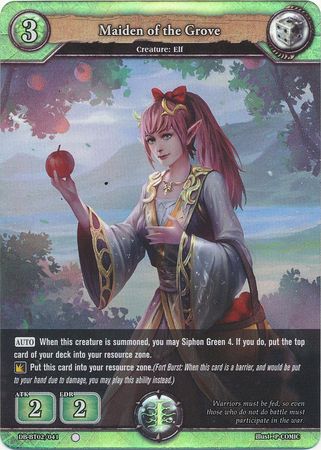 Maiden of the Grove DB BT02 041 Common C Foil Maiden of the Grove DB BT02 041 Common C Foil
