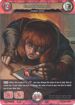 Fervent Battlesmith DB BT02 085 Uncommon U Foil Fervent Battlesmith DB BT02 085 Uncommon U Foil