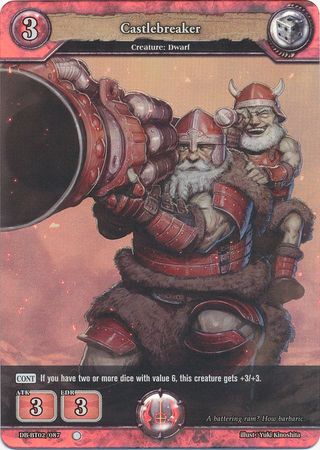 Castlebreaker DB BT02 087 Common C Foil Castlebreaker DB BT02 087 Common C Foil