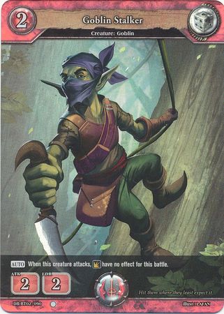 Goblin Stalker DB BT02 090 Common C Foil Booster Pack Vol 2 Oath of Blood Foil Singles Goblin Stalker DB BT02 090 Common C Foil Booster Pack Vol 2 Oath of Blood Foil Singles