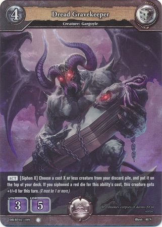 Dread Gravekeeper DB BT02 109 Common C Foil Booster Pack Vol 2 Oath of Blood Foil Singles Dread Gravekeeper DB BT02 109 Common C Foil Booster Pack Vol 2 Oath of Blood Foil Singles