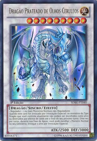 Dragao Prateado de Olhos Ceruleos SDBE PT040 Ultra Rare 1st Edition Portuguese Yugioh Cards Dragao Prateado de Olhos Ceruleos SDBE PT040 Ultra Rare 1st Edition Portuguese Yugioh Cards