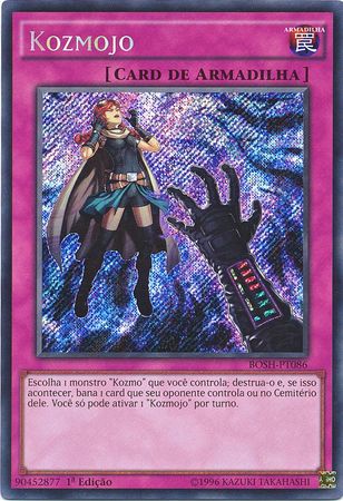 Kozmojo BOSH PT086 Secret Rare 1st Edition Portuguese Portuguese Yugioh Cards Kozmojo BOSH PT086 Secret Rare 1st Edition Portuguese Portuguese Yugioh Cards