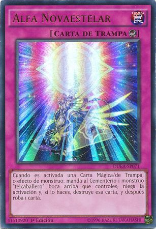 Alfa Novaestelar DUEA SP071 Ultra Rare 1st Edition Spanish Yugioh Cards Alfa Novaestelar DUEA SP071 Ultra Rare 1st Edition Spanish Yugioh Cards