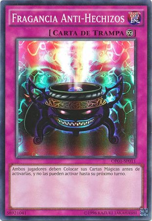 Frangancia Anti Hechizos OP01 SP011 Super Rare Spanish Yugioh Cards Frangancia Anti Hechizos OP01 SP011 Super Rare Spanish Yugioh Cards