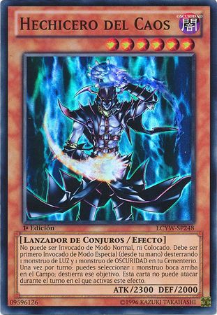 Hechicero del Caos LCYW SP248 Super Rare 1st Edition Spanish Yugioh Cards Hechicero del Caos LCYW SP248 Super Rare 1st Edition Spanish Yugioh Cards