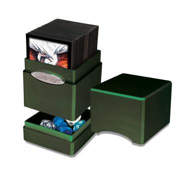 Ultra Pro Radiant Amber Moss Satin Tower Deck Box UP85518 Deck Boxes Gaming Storage Ultra Pro Radiant Amber Moss Satin Tower Deck Box UP85518 Deck Boxes Gaming Storage
