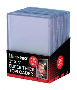 Ultra Pro 25ct 3 x 4 Thick Toploaders UP81347 Ultra Pro 25ct 3 x 4 Thick Toploaders UP81347
