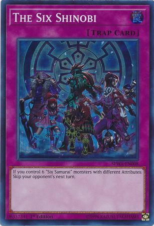 The Six Shinobi SPWA EN008 Super Rare 1st Edition Spirit Warriors Singles The Six Shinobi SPWA EN008 Super Rare 1st Edition Spirit Warriors Singles