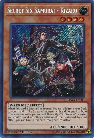 Secret Six Samurai - Spirit Warriors - Yugioh | TrollAndToad